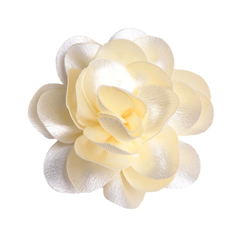 7 Cm Bright Silk Handmade Flowers, Shoes Flowers, Hats Flowers, Hair Ribbon Materials, DIY Clothing Accessories