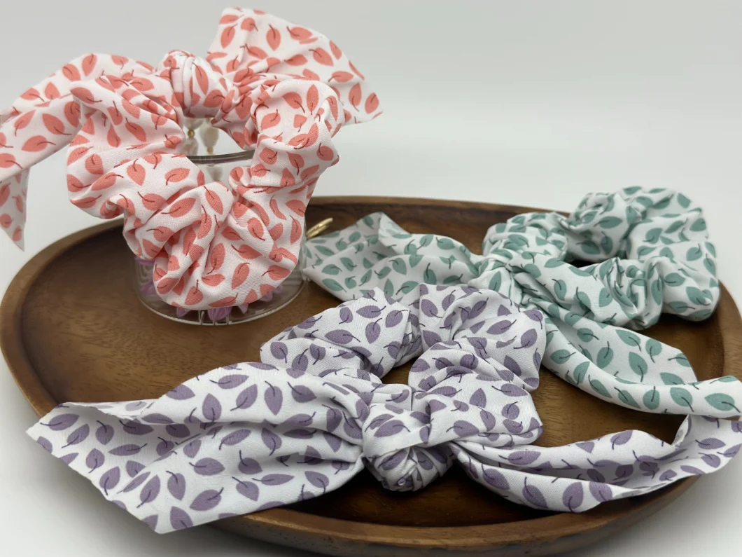 Chiffon Bow Silk Headband Hair Rope Elastic Band Hair Accessories