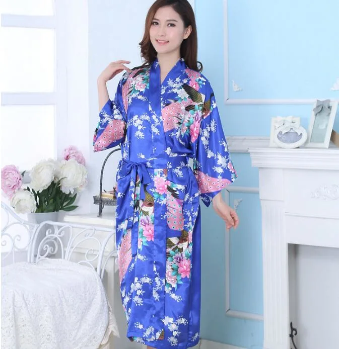 New Style Sexy Beautiful Japanese Silk Kimono Robe