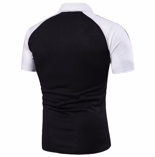 Рубашка-поло с рукавами реглан, в полоску, 95% хлопок, собственная марка.